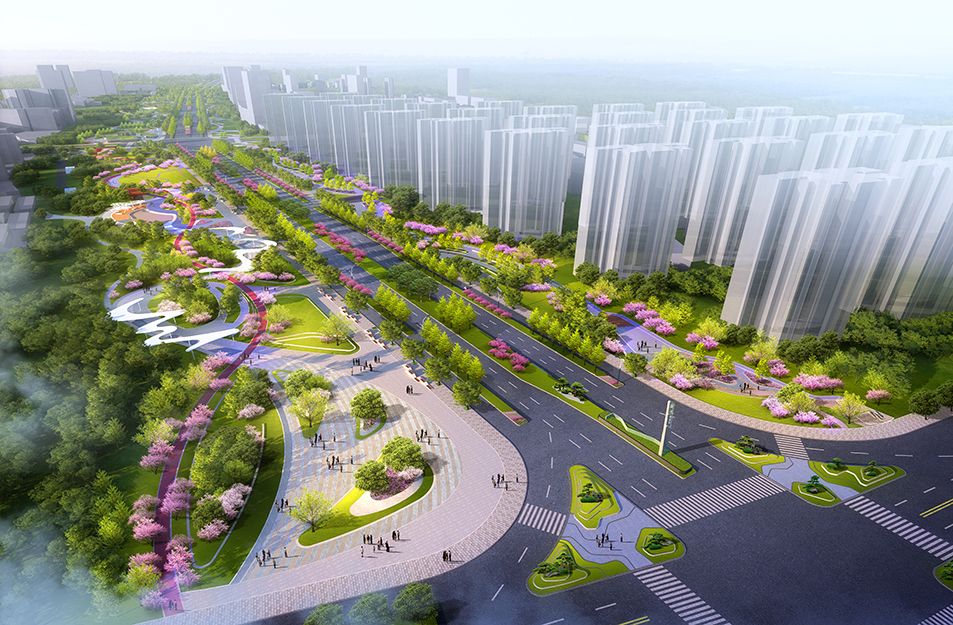咸阳高新区咸平路道路改造压球手机在线官网-压球（中国）EPC总承包项目
